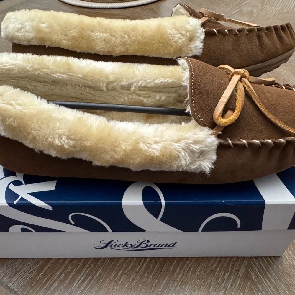Lucky Brand Women's Brown Moccasin Shoes